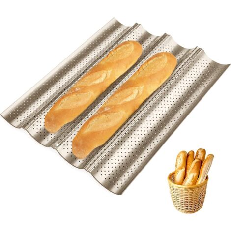 IBILI - MOULE 4 BAGUETTES/TUILES MOKA (1/5)