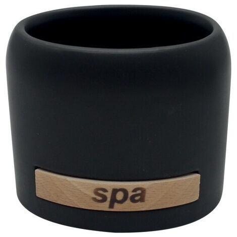MSV - Gobelet en céramique noir SPA (1/3)