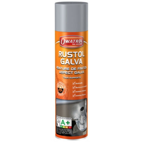 Owatrol – Peinture antirouille 300 ml – Aspect galva pour métal – Résistante aux agents atmosphériques – Application directe sur rouille