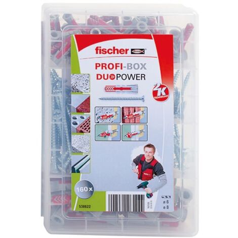 FISCHER - Cheville Masterbox duopower avec vis X50 pièces (1/7)