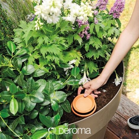 DEROMA - Système d'irrigation en terre cuite Aquado 15 cm rouge
