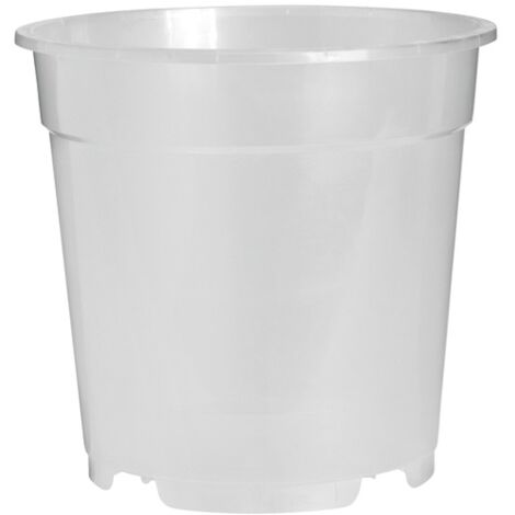 Pot Pour Orchidée Transparent 15 Cm Diverses Couleurs Au Choix