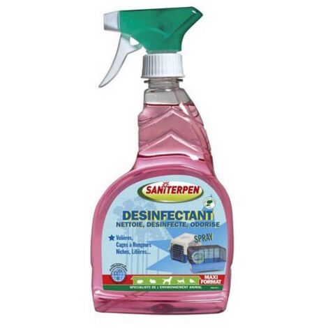 Saniterpen désinfectant spray prêt à l’emploi Désignation : Saniterpen désinfectant spray prêt à l&039emploi Conditionnement : 750 ml Saniterpen 4550