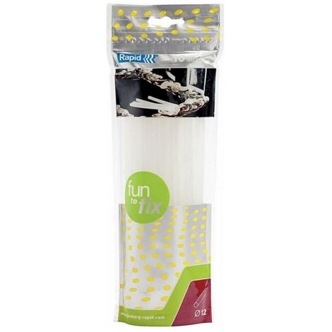 Rapid Bâtons de colle standard transparent 12 mm 190 mm