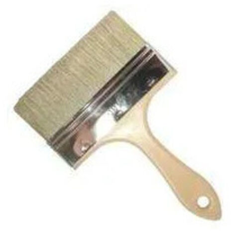 Pinceau à lisser 100 mm – Soies naturelles pour laques et vernis – Finitions décoratives sur parquets et murs – Manche polypropylène – Savy