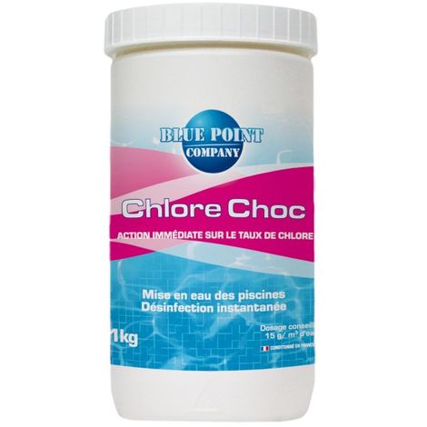 Chlore choc poudre sans stabilisant Shock 1 kg - HTH - Pool and Co