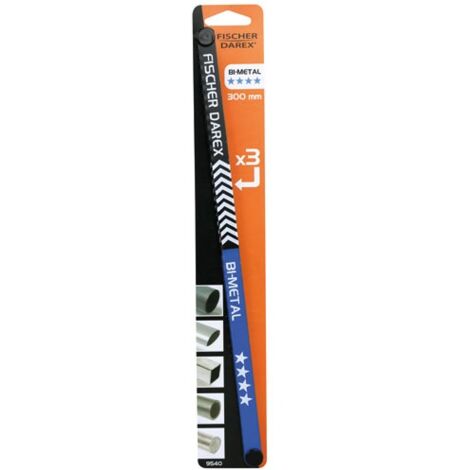 LAME SCIE METAUX X3 BI METAL BL FISCHER DAREX 9540 (1/4)