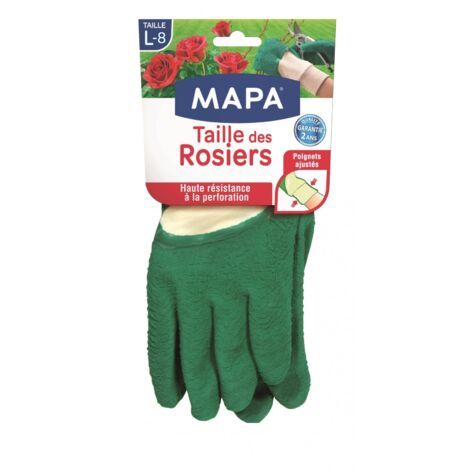 Mapa Taille des Rosiers Gants de Jardinage Vert Taille L (1/4)