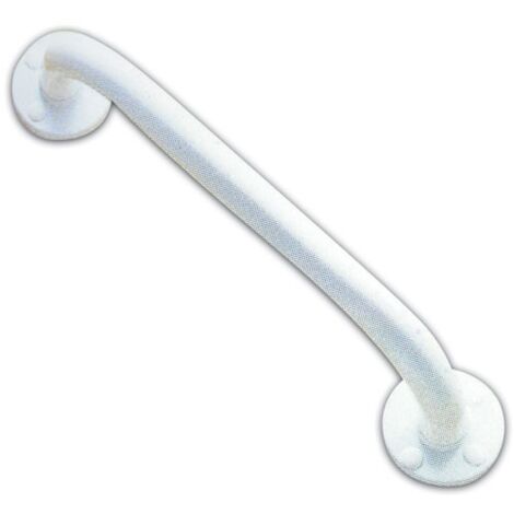 GODONNIER - Barre d'appui droite 30cm acier époxy blanc (1/8)