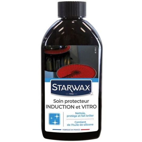 Starwax – Nettoyant plaques vitrocéramiques 250 ml – Nettoyage en profondeur sans rayures – Protection brillante – Fabrication française (1/5)