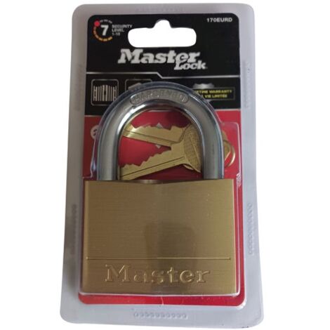 MASTER LOCK - Cadenas lait.70mm anse 36mm bl.170eurd