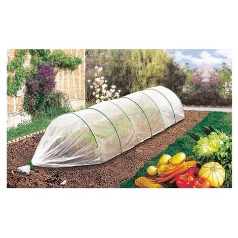 Film de forçage transparent 2m x 5m – Polyéthylène basse densité 50 microns – Protection des cultures contre gelées – Favorise micro-climat – Celloplast