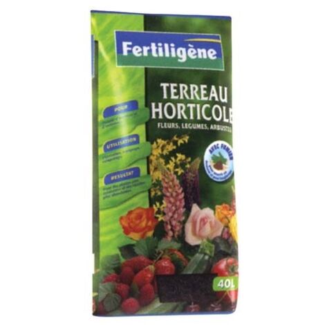 FERTILIGENE - Terreau horticole fertiligène 40l trio