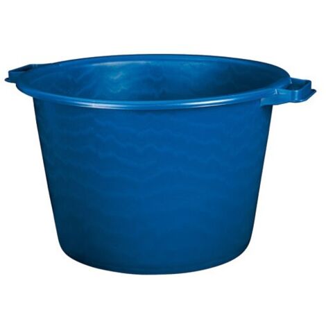 ALUMINIUM ET PLASTIQ - Baquet rond 40L Ø49 renf.bleu (1/3)