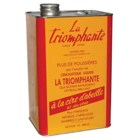 Cire liquide pour bois 5L – Teinte claire – Brillance et protection pour parquets et meubles – Application facile avec chiffon – Pintaud