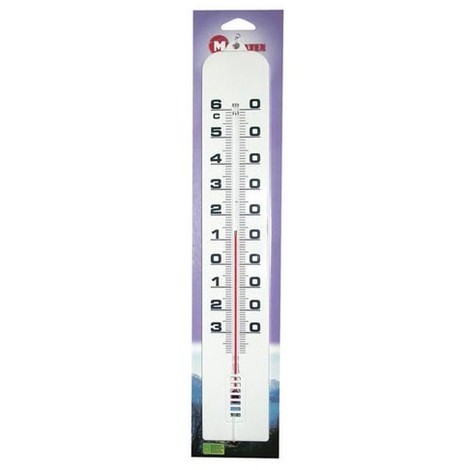 Thermomètre intérieur/extérieur en plastique 40cm