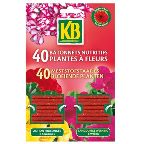 Fertiligène FBPV - Engrais Bâtonnets Nutritifs x 40 - Pour des plantes