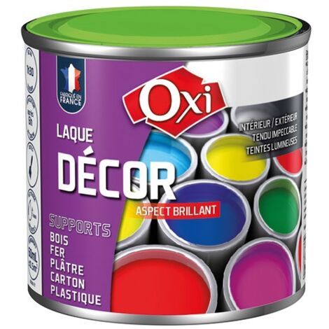 Peinture laque acrylique 60ml vert pomme – Aspect satiné brillant – Résistance aux chocs et rayures – Application intérieure et extérieure – Durieu