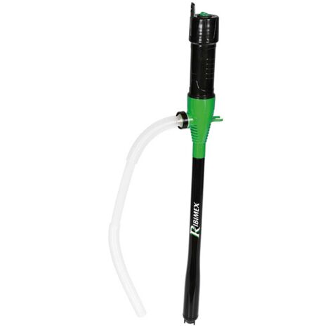 Ribimex – Pompe de transvasement manuelle 1,5 l/min – Fonctionnement sur piles – Pour liquides à faible viscosité – Dimensions 40 x 120 x 740 mm - PRKG110P