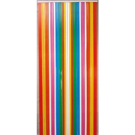 MOREL - Rideau portière polyet.antill.arc/ciel 90x220