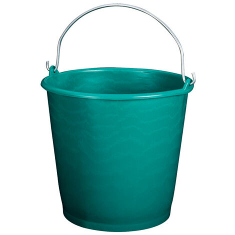 SEAU RURAL 16L GRADUE VERT ALUMINIUM ET PLASTIQUE S16M