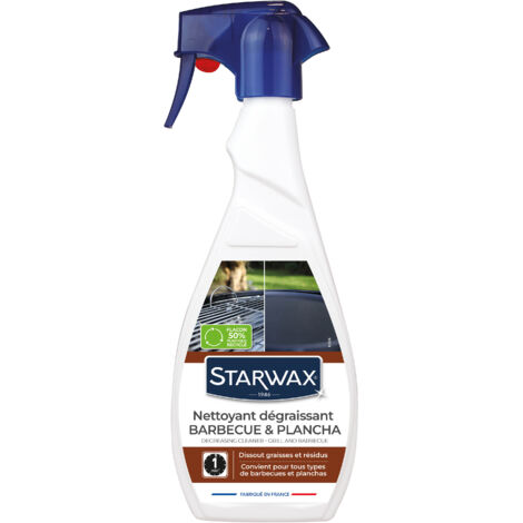 Starwax – Nettoyant dégraissant 500ml – Pour inox, acier, fonte – Élimine graisses cuites et dépôts huileux – Apte contact alimentaire (1/7)