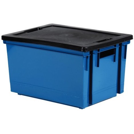 BAC RANGEMENT PLASTIQUE BLEU