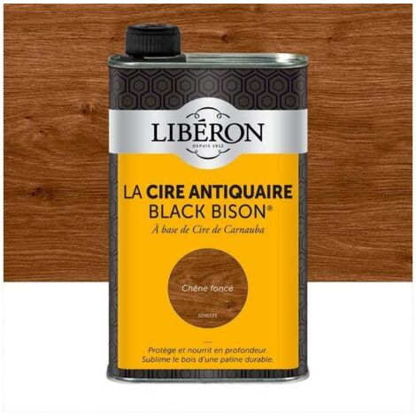 Cire Liquide Meuble Et Objets Antiquaire Black Bison® Liberon, Chêne Foncé 0.5 L