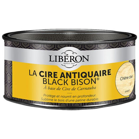 Cire Black Bison 500cc Chêne Clair - Liberon