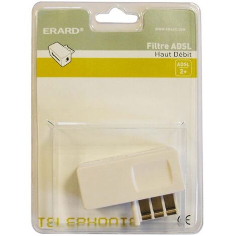 ERARD - Filtre ADSL prise T M / prise T F + RJ11 F (1/3)