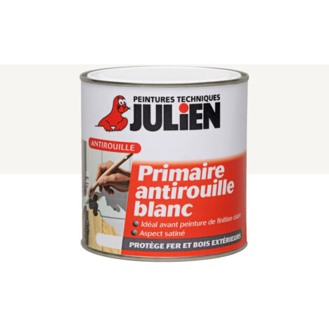 JULIEN - Antirouille féri primaire 0.5l blanc 5108166