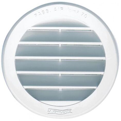AUTOGYRE - Grille ronde à encastrer avec mousti. d.94 extérieur d.130m (1/2)