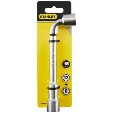 Clé à pipe débouchées 6x12 pans STANLEY - Ø15 mm - 2-86-692