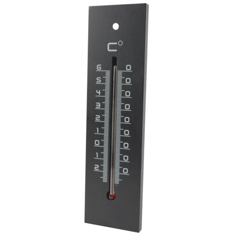 STIL - Thermometre medium bois noir 22cm (1/4)