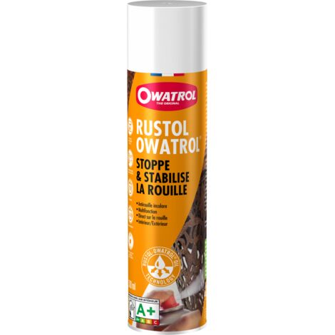 Owatrol – Vernis anticorrosion transparent 300 ml – Finition satinée pour métal – Protection contre rouille et humidité – Application intérieure/extérieure - ATO 300 ML