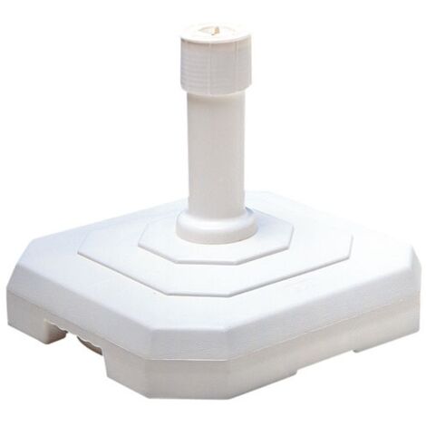 EDA – Pied de parasol béton carré 25kg – Compatible mâts 32-50mm – Stabilité renforcée pour espaces extérieurs – Idéal pour terrasses et jardins