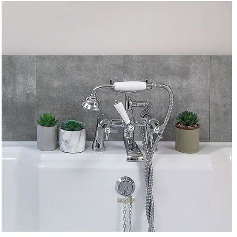 D-C-FIX - Dalle murale 30,5 cm adhésive effet béton (lot de 6)