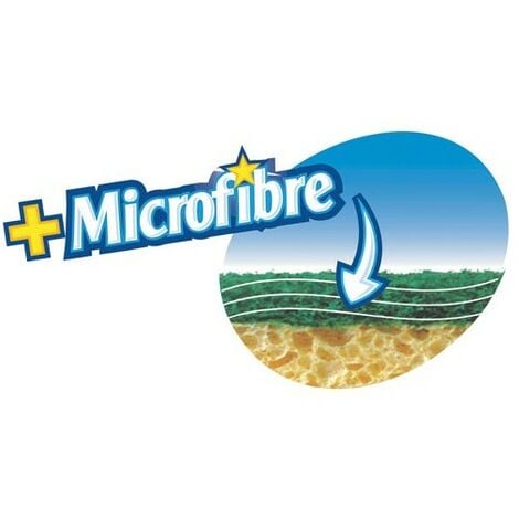 Gratte-Eponge Microfibre x3