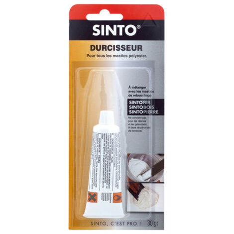 Sinto – Durcisseur pour mastics polyester 30ml – Séchage rapide pour espaces confinés – 139131 - SB 30 ML