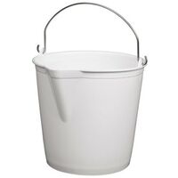 ALUMINIUM ET PLASTIQ - Seau à bec 13l d29 blanc alimentaire
