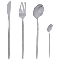 JEAN DUBOST - FUSEAU MENAGERE 24P INOX MARTELE MOTIF