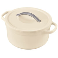 BEKA - PLUME COCOTTE RONDE BEIGE 24CM 4L5