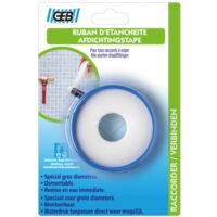 GEB - Ruban d'étanchéité PTFE 19mmx15mx0.2mm blister