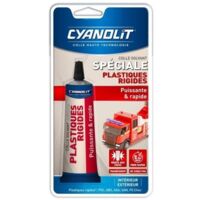 CYANOLIT - Cyanolit colle plastique prise rapide tube 50ml