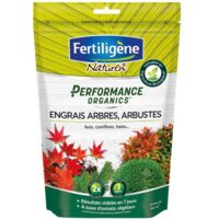Engrais biologique pour arbres et arbustes – Formulé à base d'extraits végétaux – Résultats visibles en 7 jours – Nourrit jusqu'à 3 mois – Fertiligene
