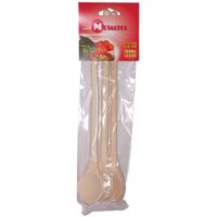 Metaltex Lot de 3 Cuillères en Bois de Hêtre 25 30 35 cm