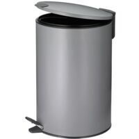 KELA - POUBELLE 12L MATS 38CM METALGRIS CLAIRN