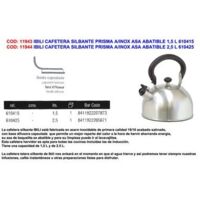 IBILI - BOUILLOIRE SIFFLANTE INOX 1.5L