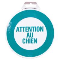 NOVAP - Disque ATTENTION AU CHIEN d.180mm