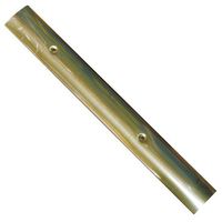 FAVOTEX - Bande de seuil percée - acier laitonné - 45 mm x 93 cm